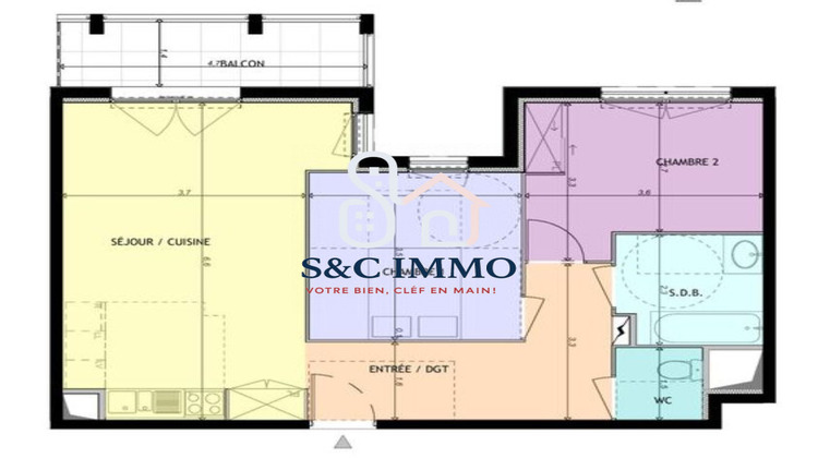 Ma-Cabane - Vente Appartement Créteil (), 63 m²