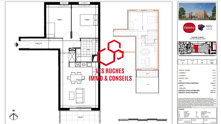 Ma-Cabane - Vente Appartement Créteil, 61 m²