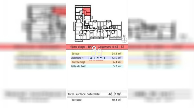 Ma-Cabane - Vente Appartement Créteil, 48 m²