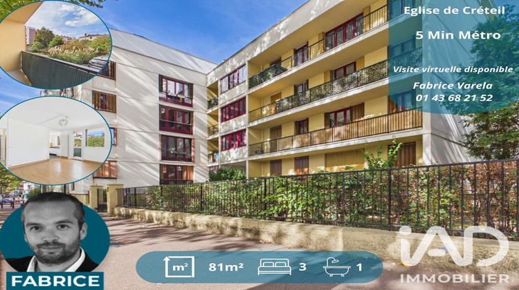 Ma-Cabane - Vente Appartement Créteil, 36 m²