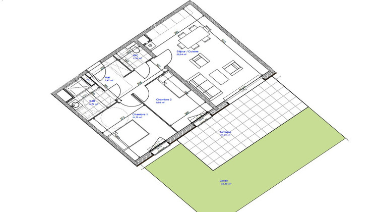 Ma-Cabane - Vente Appartement CROIX, 61 m²