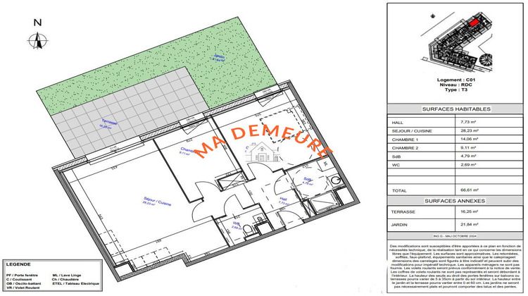 Ma-Cabane - Vente Appartement Croix, 66 m²