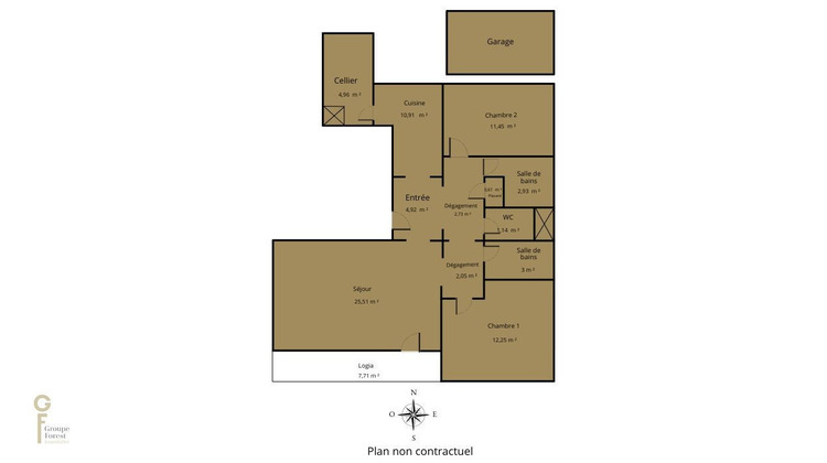 Ma-Cabane - Vente Appartement Croix, 83 m²