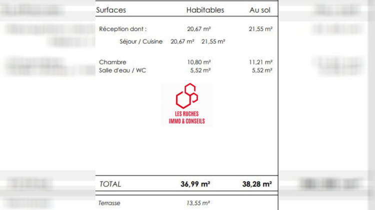 Ma-Cabane - Vente Appartement Crosne, 36 m²