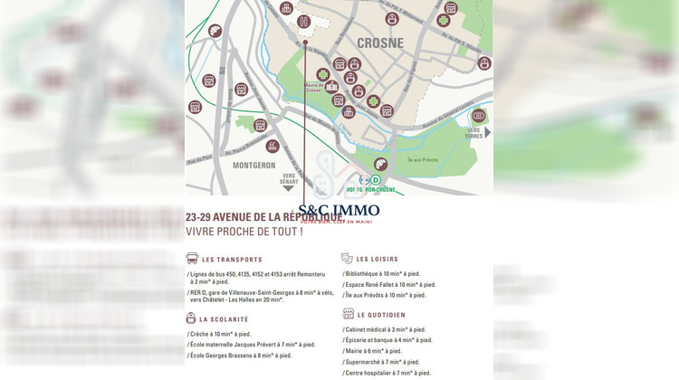 Ma-Cabane - Vente Appartement Crosne, 54 m²