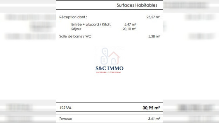 Ma-Cabane - Vente Appartement Crosne, 30 m²