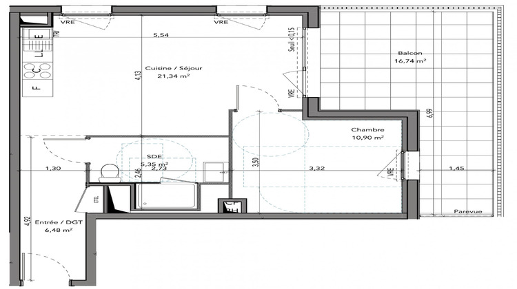 Ma-Cabane - Vente Appartement Crozon, 44 m²