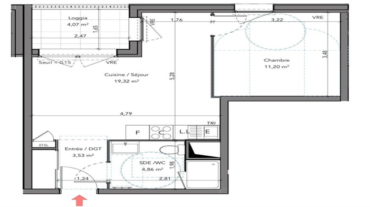 Ma-Cabane - Vente Appartement CROZON, 38 m²