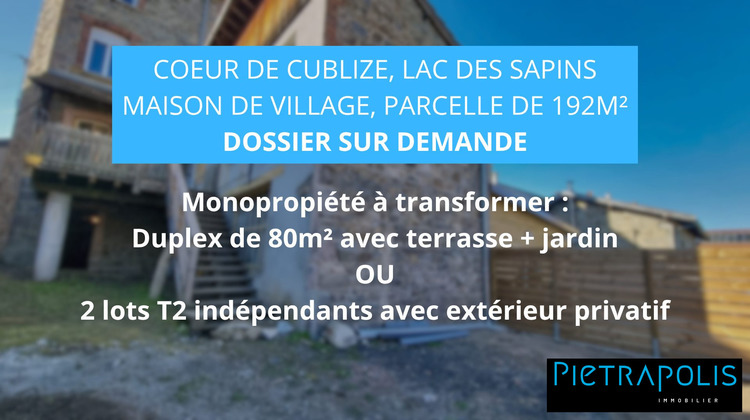 Ma-Cabane - Vente Appartement Cublize, 80 m²