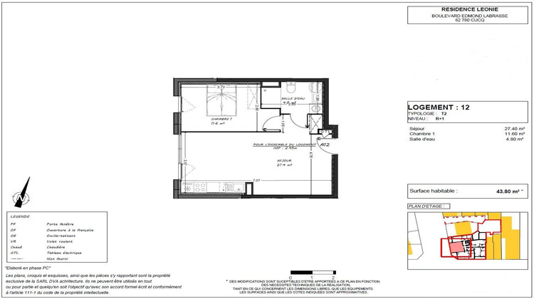 Ma-Cabane - Vente Appartement Cucq, 43 m²