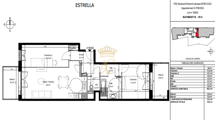 Ma-Cabane - Vente Appartement Cucq, 66 m²