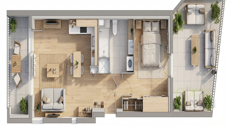 Ma-Cabane - Vente Appartement CUCQ, 41 m²