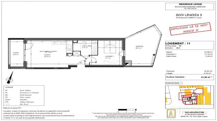 Ma-Cabane - Vente Appartement CUCQ, 41 m²