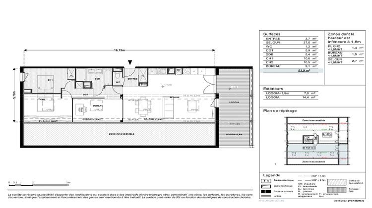 Ma-Cabane - Vente Appartement CUGNAUX, 83 m²