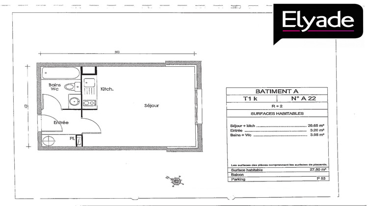 Ma-Cabane - Vente Appartement Cusset, 27 m²