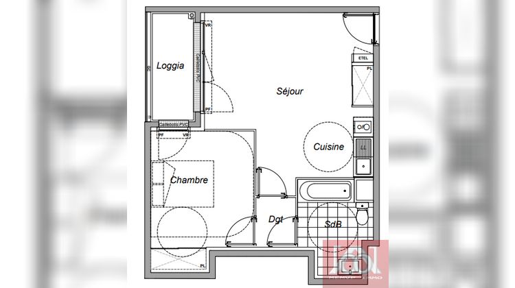 Ma-Cabane - Vente Appartement Dammarie-les-Lys, 42 m²