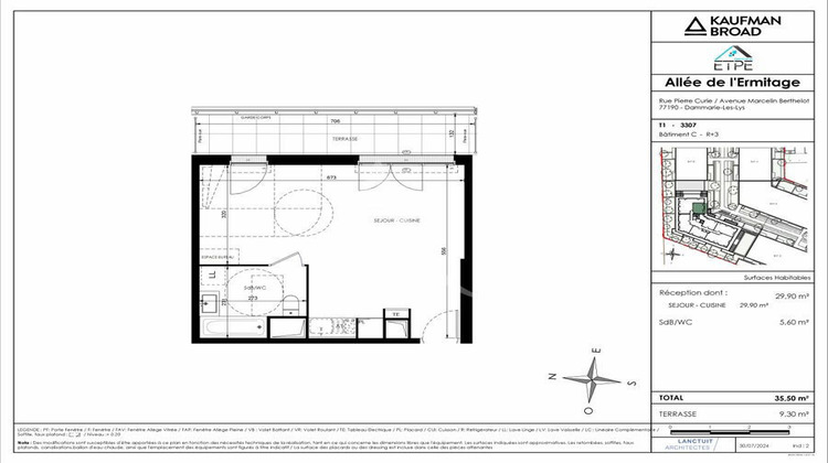 Ma-Cabane - Vente Appartement DAMMARIE-LES-LYS, 45 m²