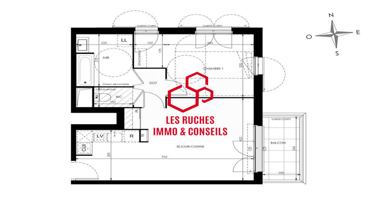Ma-Cabane - Vente Appartement Dammarie-les-Lys, 49 m²