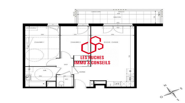 Ma-Cabane - Vente Appartement Dammarie-les-Lys, 62 m²