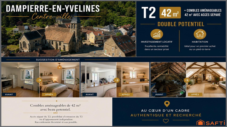 Ma-Cabane - Vente Appartement Dampierre-en-Yvelines, 42 m²