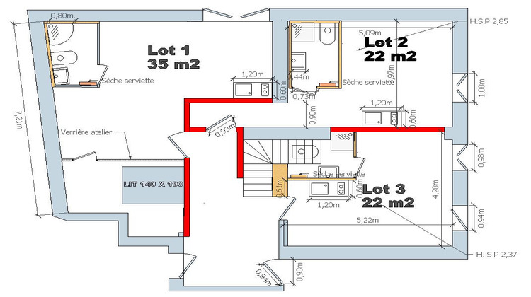 Ma-Cabane - Vente Appartement DARDILLY, 34 m²