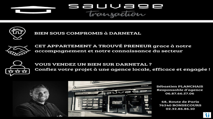 Ma-Cabane - Vente Appartement DARNETAL, 62 m²