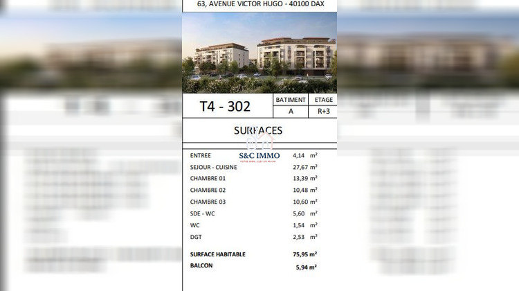 Ma-Cabane - Vente Appartement Dax, 75 m²