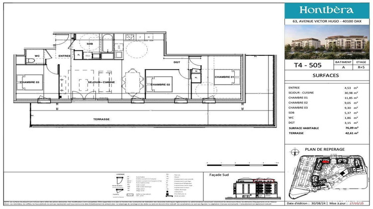 Ma-Cabane - Vente Appartement Dax, 76 m²