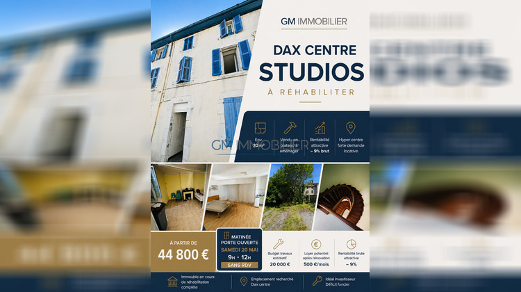 Ma-Cabane - Vente Appartement Dax, 20 m²