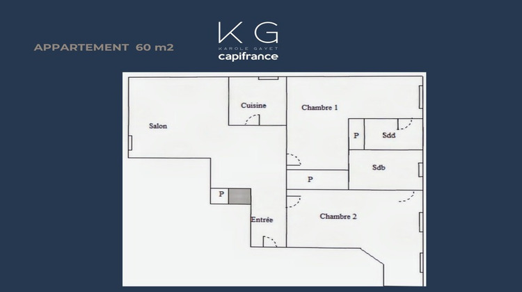 Ma-Cabane - Vente Appartement DEAUVILLE, 60 m²