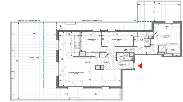 Ma-Cabane - Vente Appartement DECINES-CHARPIEU, 98 m²