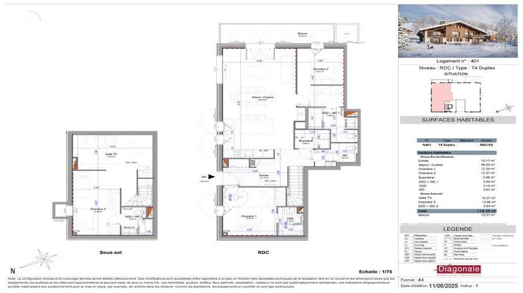 Ma-Cabane - Vente Appartement DEMI QUARTIER, 119 m²