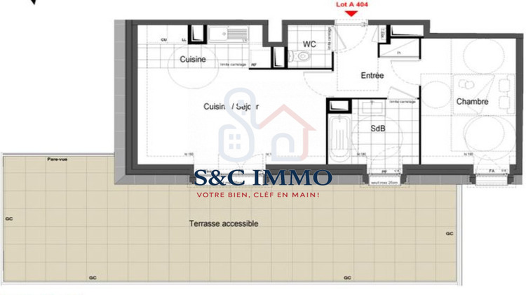 Ma-Cabane - Vente Appartement Deuil-la-Barre (), 46 m²