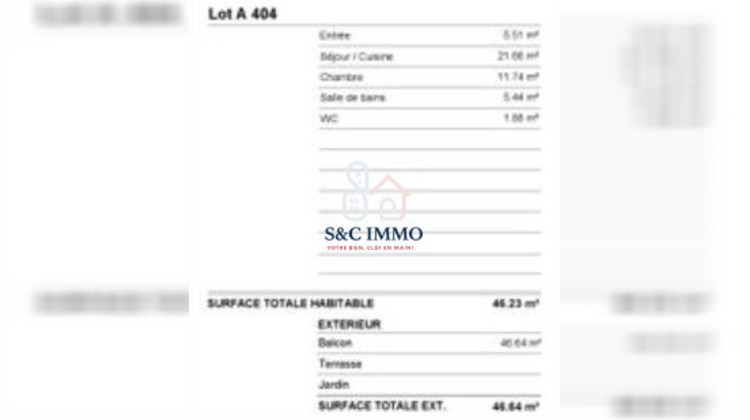 Ma-Cabane - Vente Appartement Deuil-la-Barre (), 46 m²