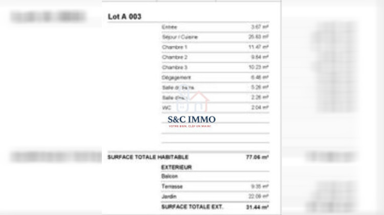 Ma-Cabane - Vente Appartement Deuil-la-Barre (), 77 m²