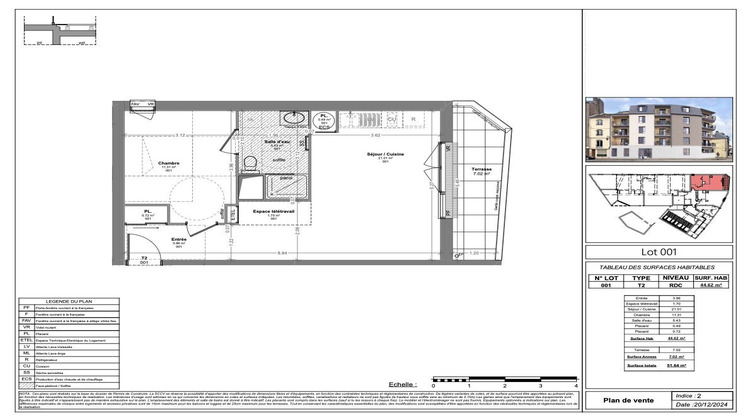 Ma-Cabane - Vente Appartement Dieppe, 45 m²