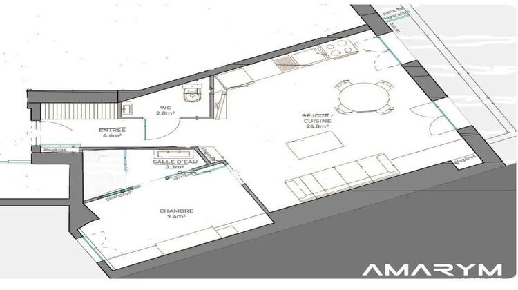 Ma-Cabane - Vente Appartement Dieppe, 44 m²