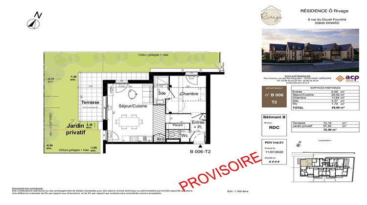 Ma-Cabane - Vente Appartement DINARD, 49 m²