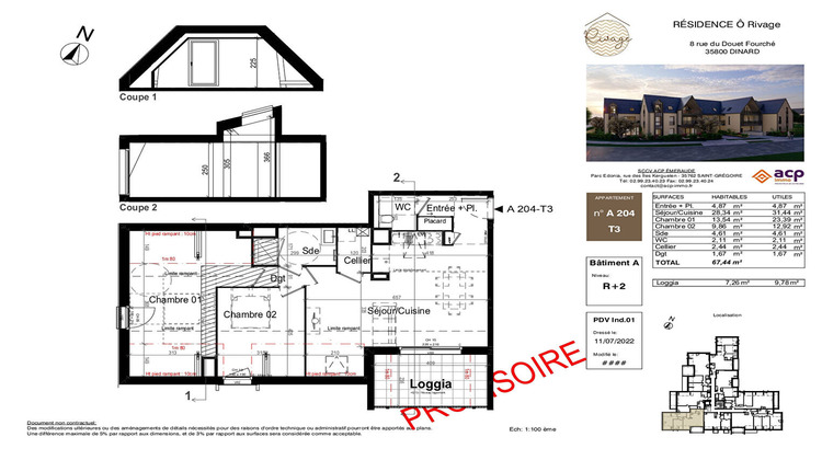 Ma-Cabane - Vente Appartement DINARD, 67 m²