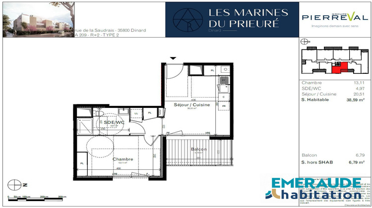 Ma-Cabane - Vente Appartement Dinard, 38 m²