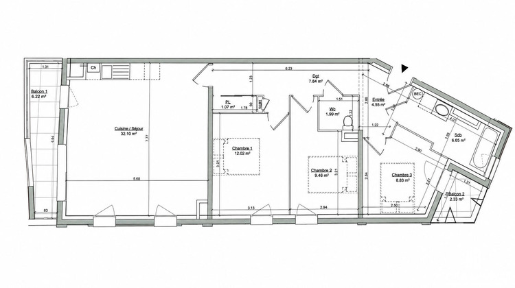 Ma-Cabane - Vente Appartement DINARD, 84 m²