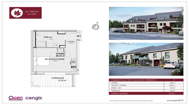 Ma-Cabane - Vente Appartement Distroff, 38 m²