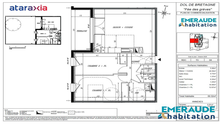 Ma-Cabane - Vente Appartement Dol-de-Bretagne, 69 m²