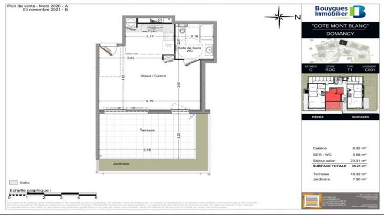 Ma-Cabane - Vente Appartement Domancy, 35 m²