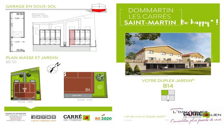Ma-Cabane - Vente Appartement Dommartin, 88 m²