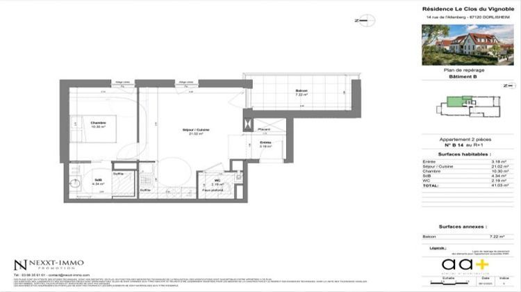 Ma-Cabane - Vente Appartement Dorlisheim, 41 m²