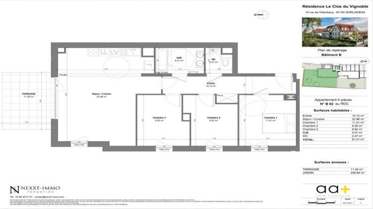 Ma-Cabane - Vente Appartement Dorlisheim, 81 m²