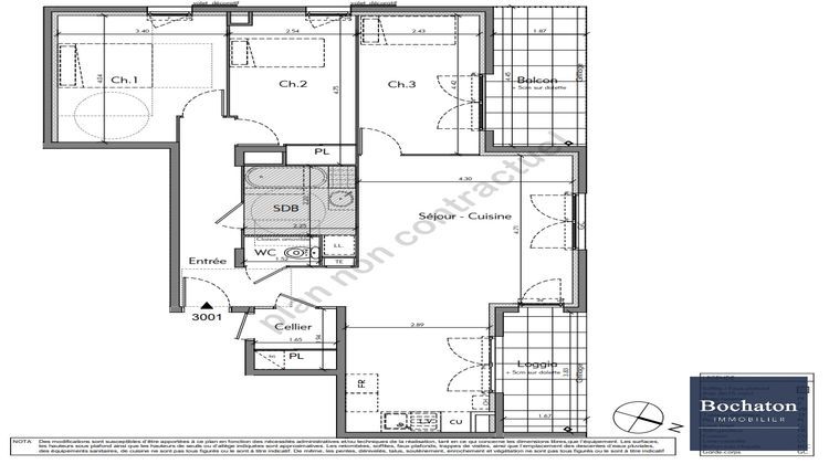 Ma-Cabane - Vente Appartement DOUVAINE, 86 m²