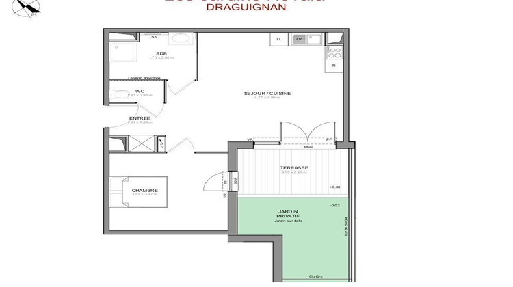 Ma-Cabane - Vente Appartement Draguignan, 51 m²