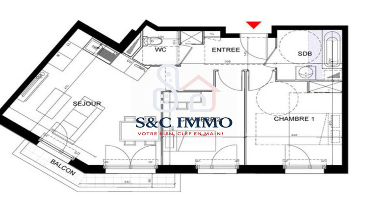 Ma-Cabane - Vente Appartement Drancy, 60 m²
